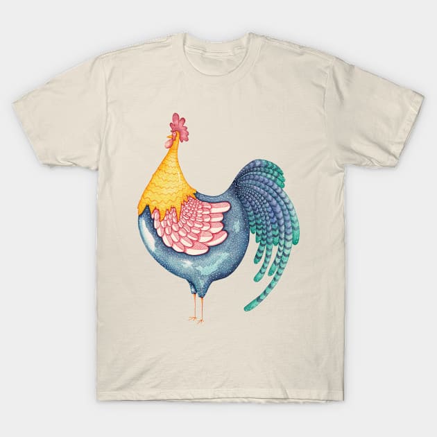 Gala Rooster T-Shirt by Timone